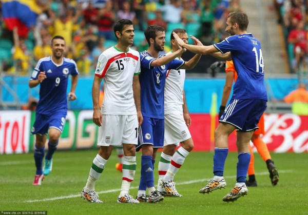 波黑再败尼日利亚，小组出局无望